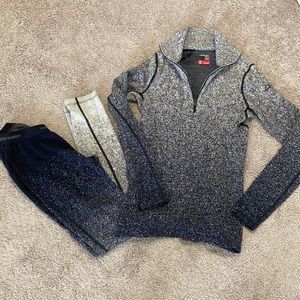 Icebreaker Women’s merino 250 half zip and leggings xs